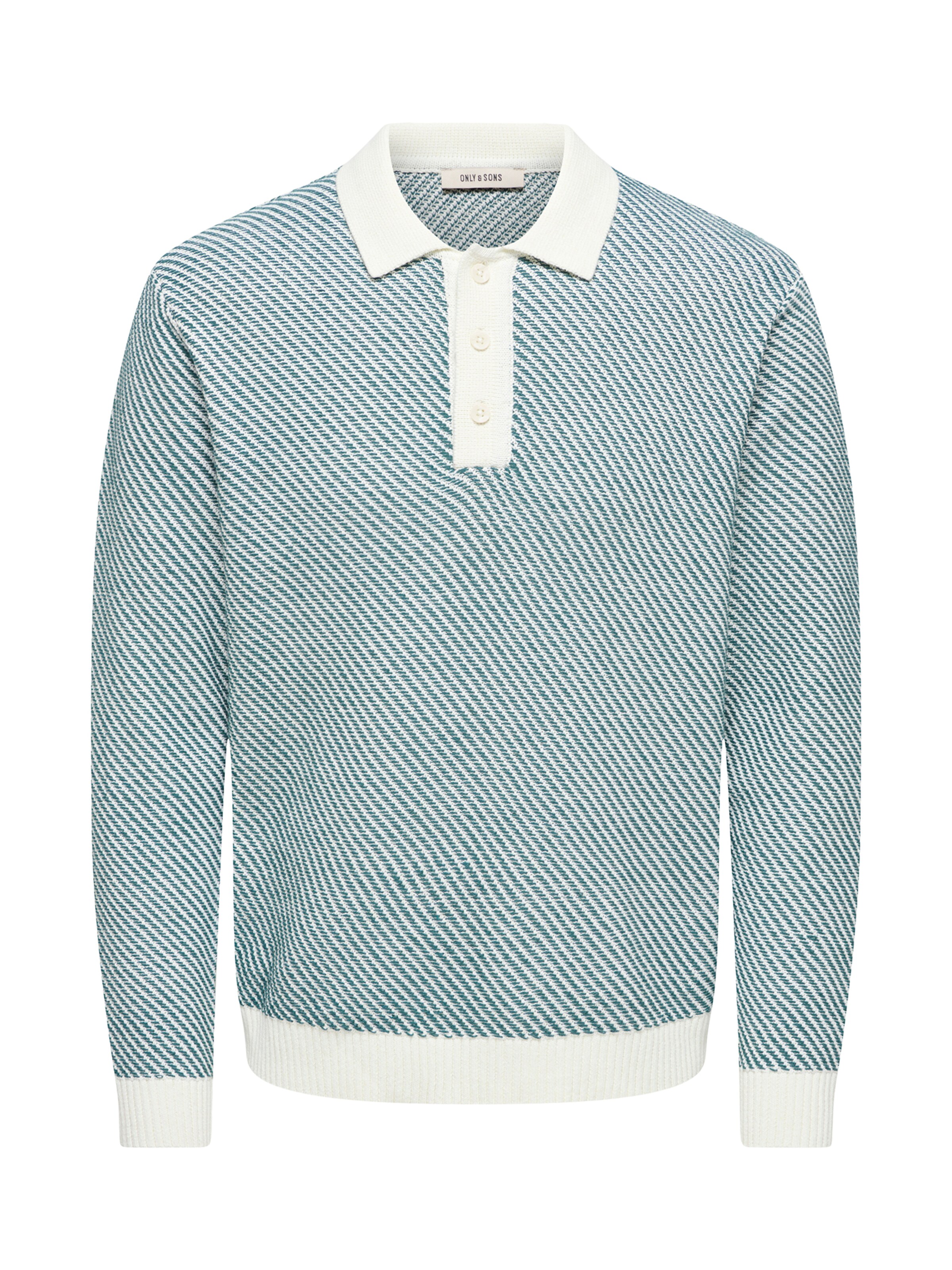 Only & Sons Pullover 'ONSADRIAN' i XS i mint / hvid, Produktvisning