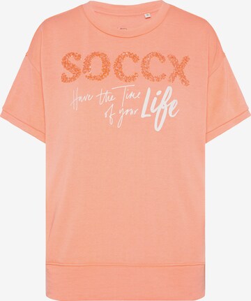 Soccx Sweatshirt in Orange: front
