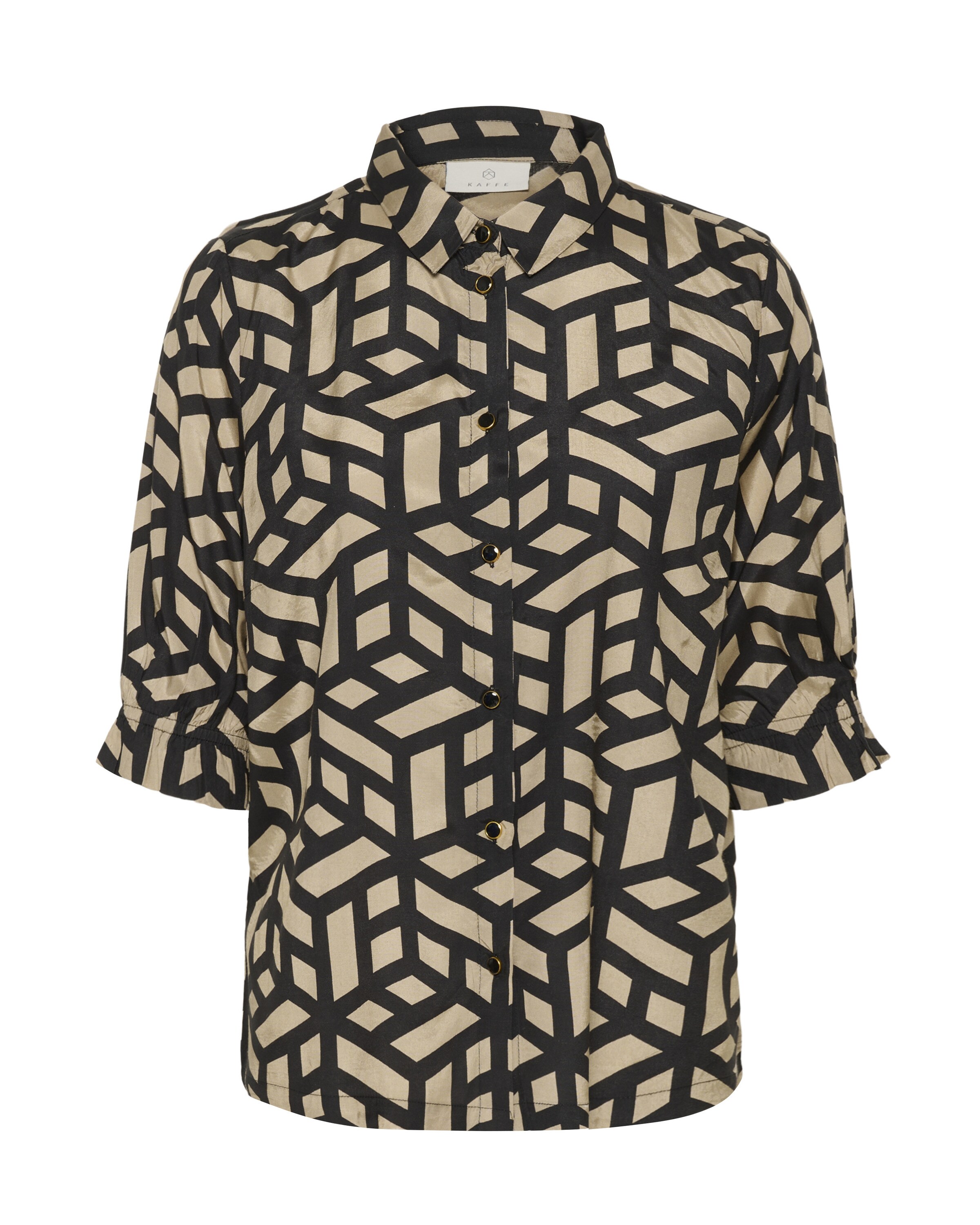 Kaffe Bluse 'Velana' in Beige: Vorderseite