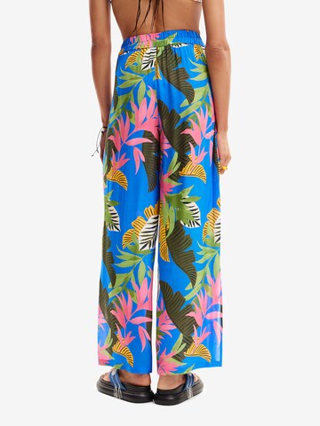 Wide Leg Pantalon Desigual en bleu