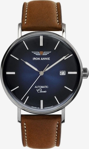 Iron Annie Analog Watch in Brown: front