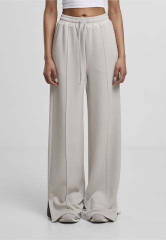 Urban Classics Loosefit Broek 'Palazzo' in Beige: voorkant