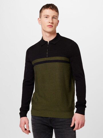 BURTON MENSWEAR LONDON Sweater in Green: front