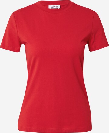 T-shirt ESPRIT en rouge : devant