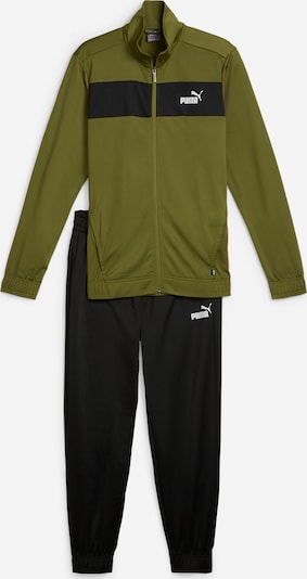 PUMA Tracksuit 'Poly' in Olive / Black / White, Item view