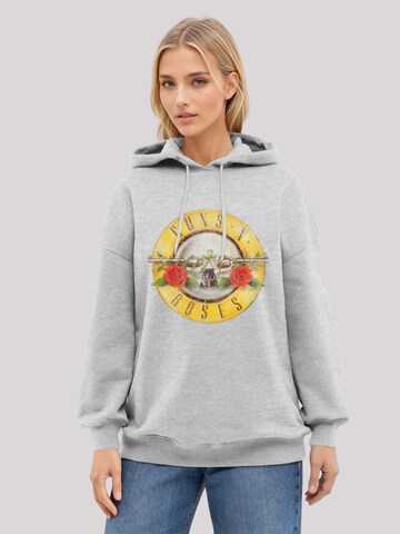 F4NT4STIC Sweatshirt 'Guns 'n' Roses' in Grijs: voorkant