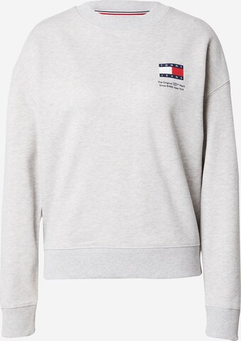 Felpa di Tommy Jeans in grigio: frontale