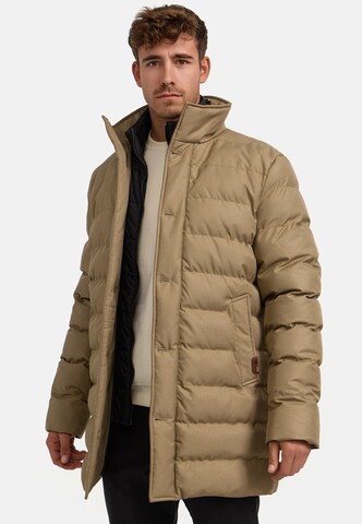 INDICODE JEANS Winter coat 'INWooding =' in Beige
