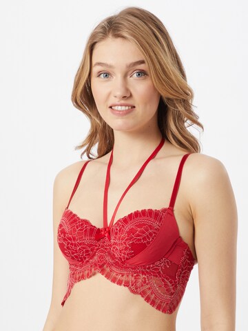 Hunkemöller - Clásico Sujetador en rojo: frente