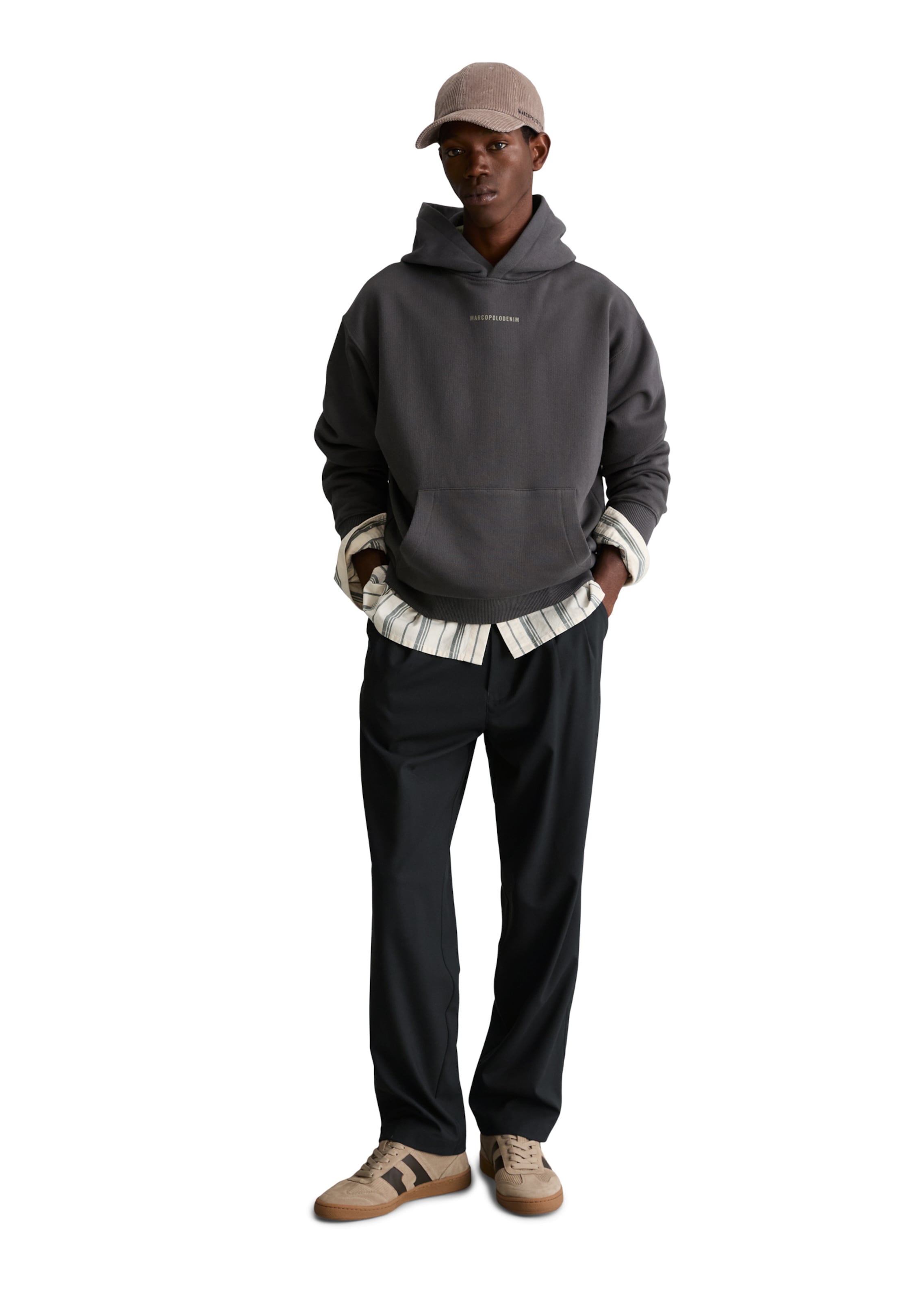 Marc O'Polo DENIM Sweatshirt in Grau: Vorderseite