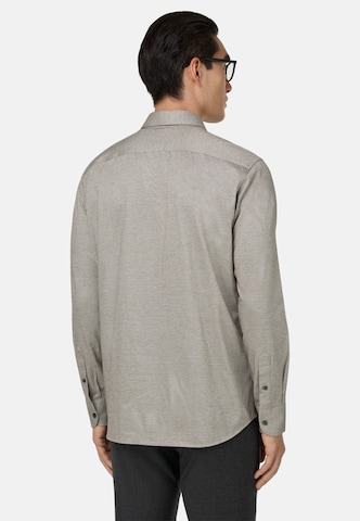 Coupe regular Chemise Boggi Milano en gris