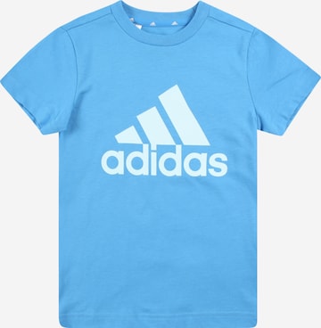 ADIDAS SPORTSWEAR - Camisa funcionais 'Essentials' em azul: frente