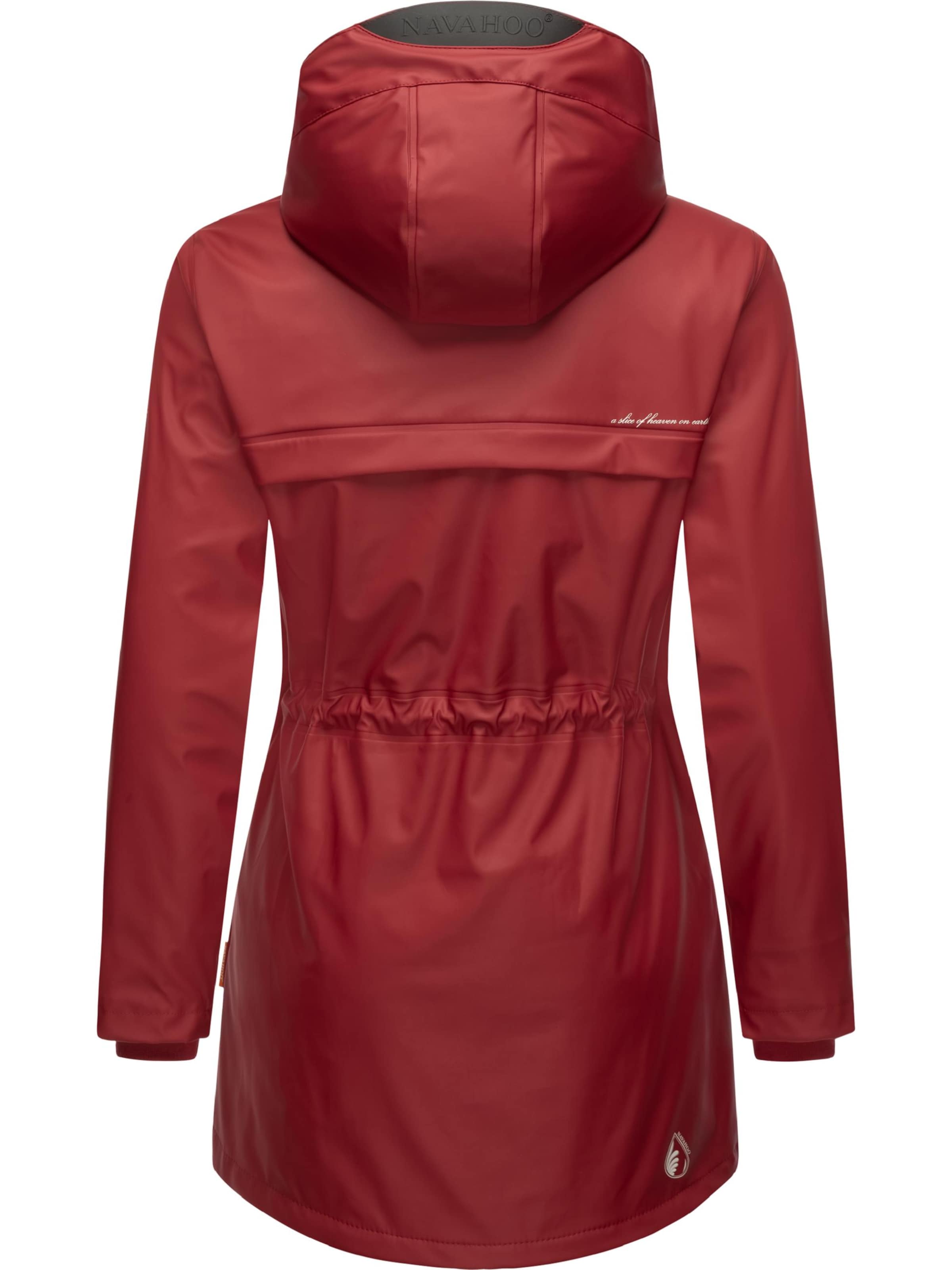 raudona NAVAHOO Demisezoninis paltas 'Rainy Forest'