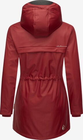 NAVAHOO Płaszcz przejściowy 'Rainy Forest' w kolorze czerwony