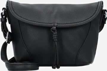 TOM TAILOR Crossbody Bag in Black: front