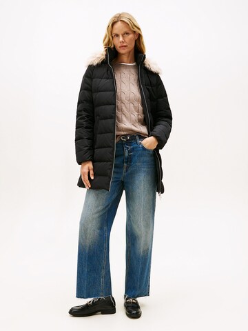 TOMMY HILFIGER - Abrigo de invierno en negro: frente