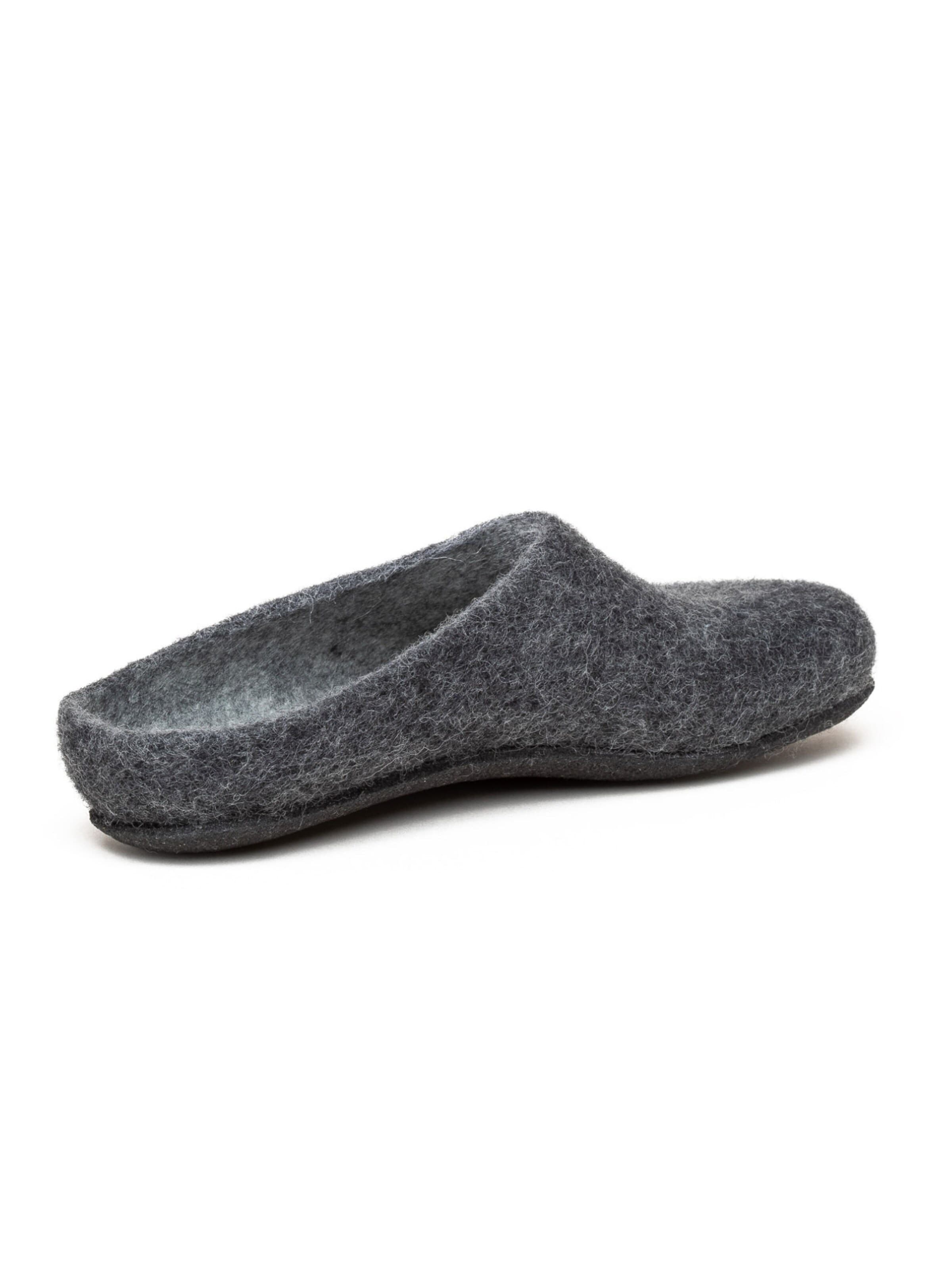 MagicFelt Slippers 'Filzpantoffel Magicfelt 709' in Grey