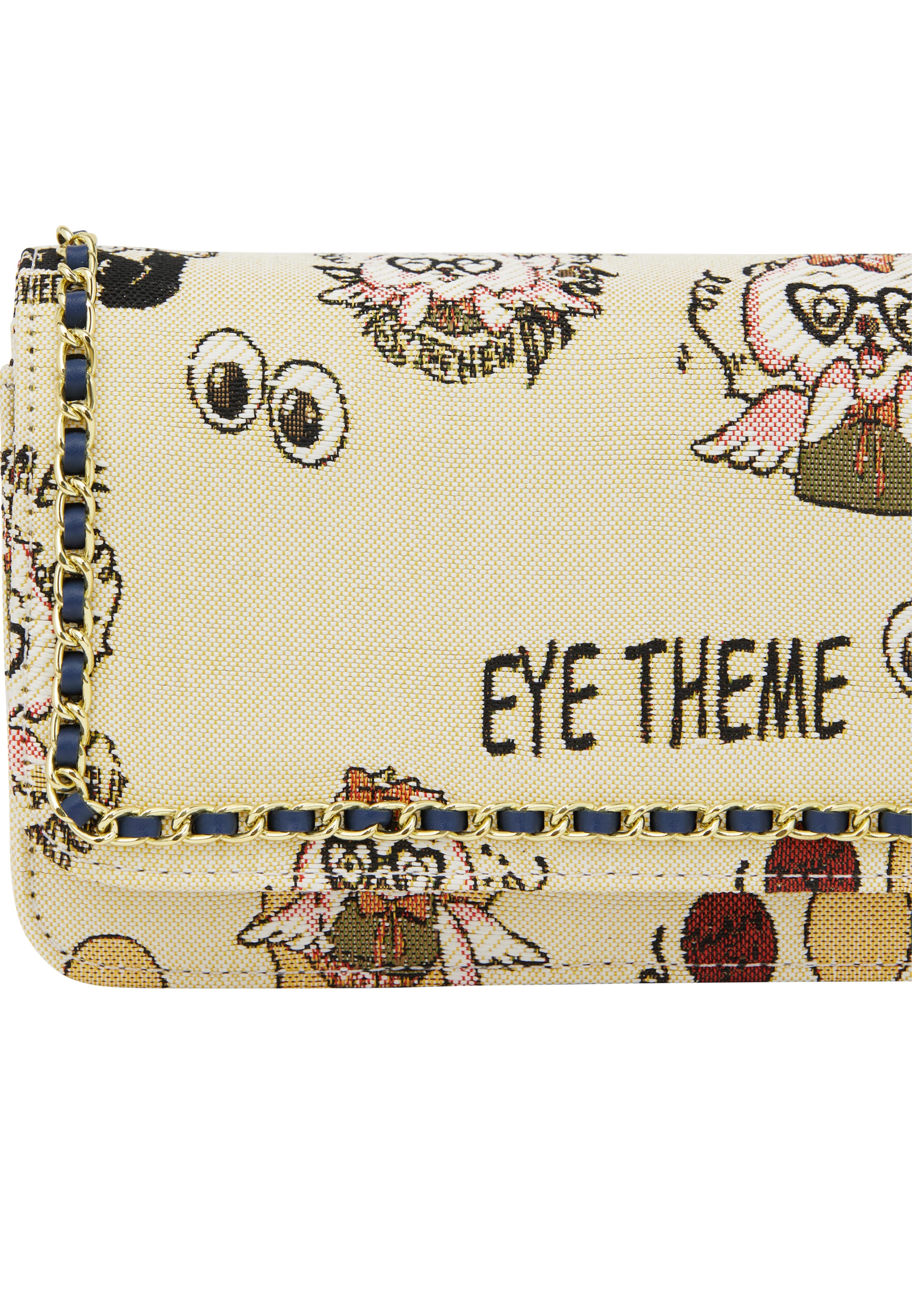 MYMO Schoudertas 'Pop Eyetheme' in Wit