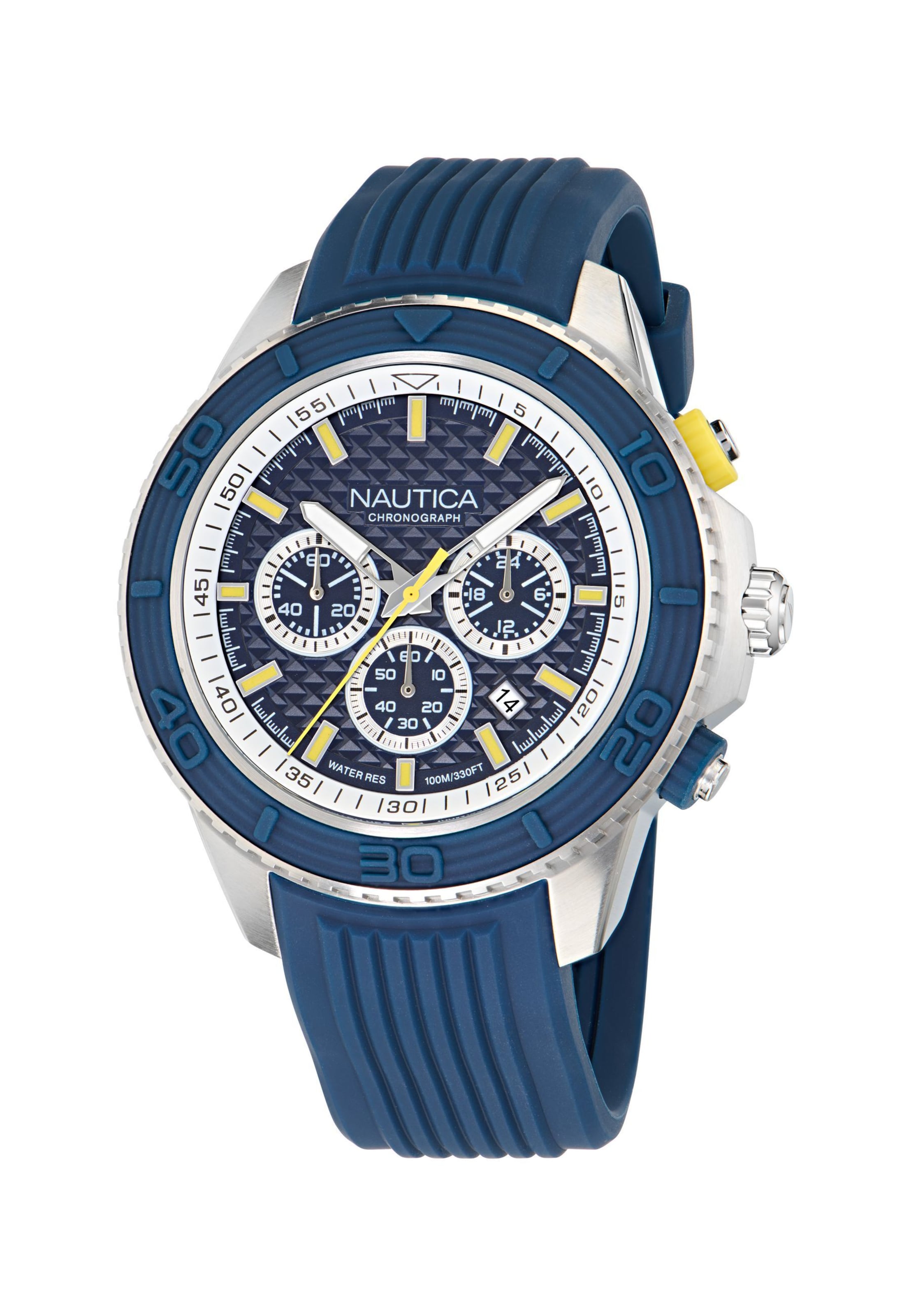 Montre à affichage analogique NAUTICA en bleu : devant