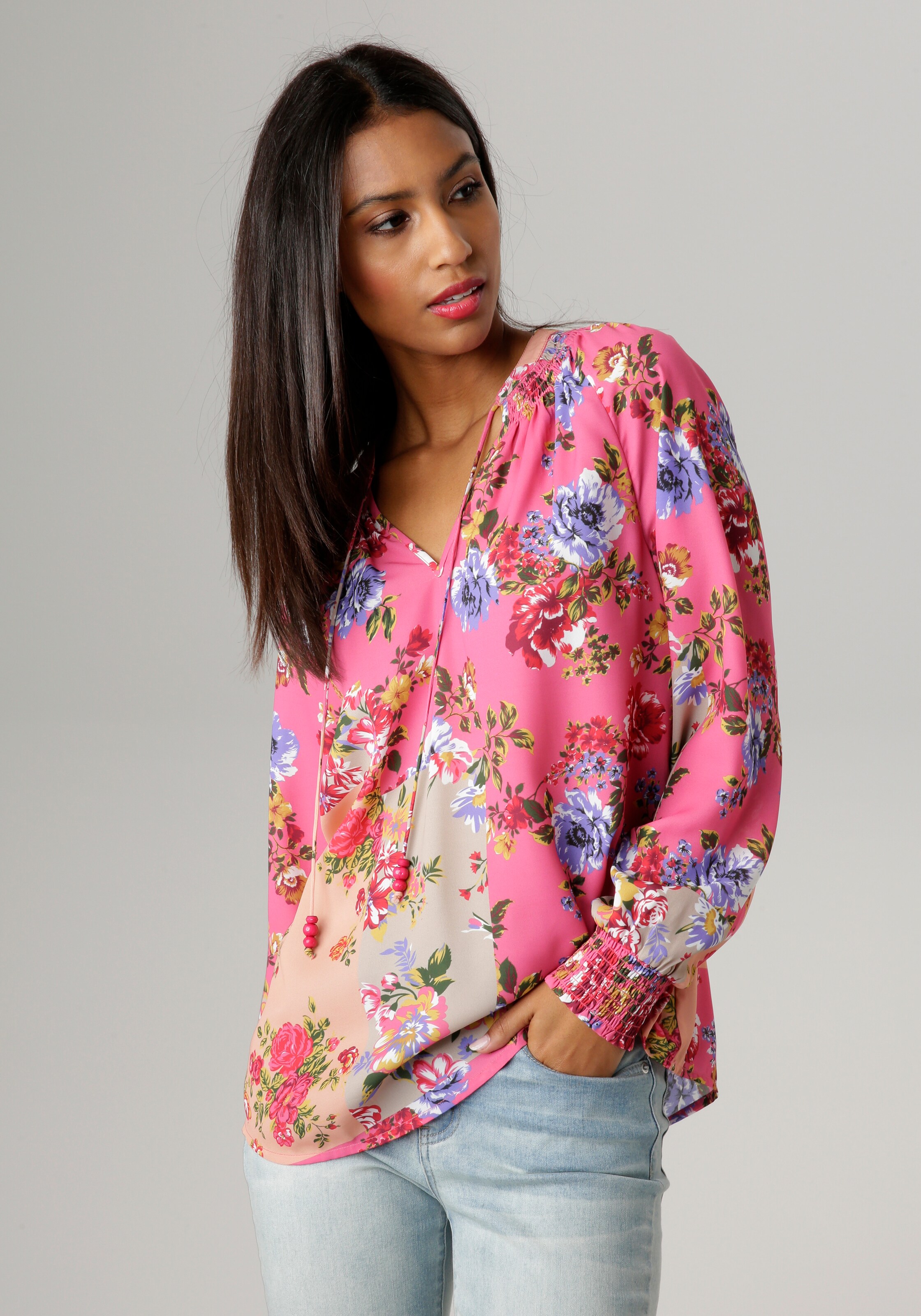 SELECTED Aniston YOU in Bluse Pink ABOUT |