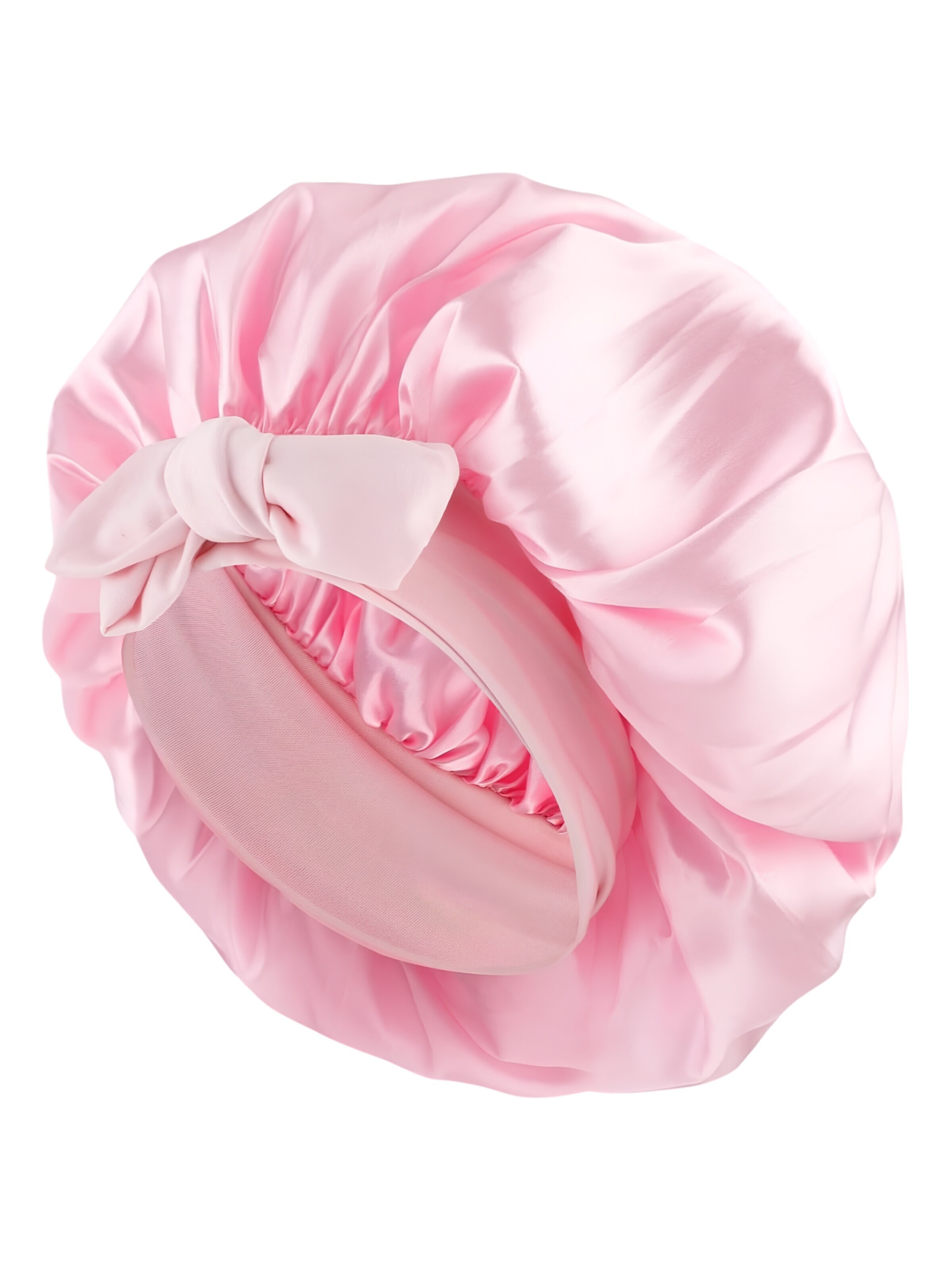 soho Hair accesoires Dodatki za lase 'Makena Satin Bonnet - Pink' | roza barva: sprednja stran