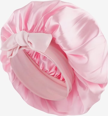 soho Hair accesoires Dodatki za lase 'Makena Satin Bonnet - Pink' | roza barva: sprednja stran