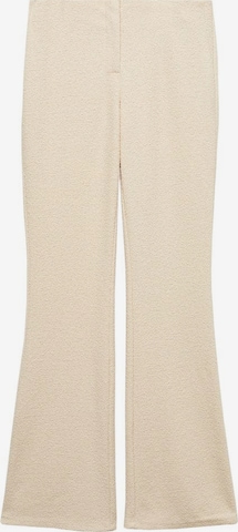 MANGO Bootcut Broek 'Demi' in Wit: voorkant