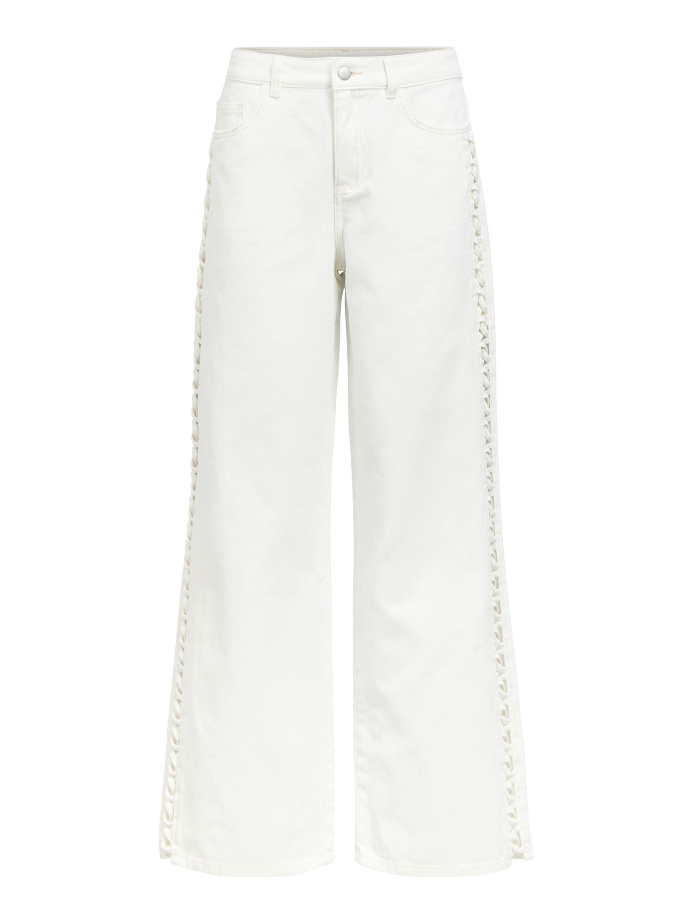 OBJECT - Pierna ancha Vaquero 'OBJRio Trice' en blanco: frente
