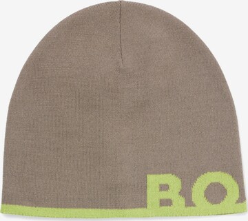BOSS Beanie 'Acro' in Brown: front