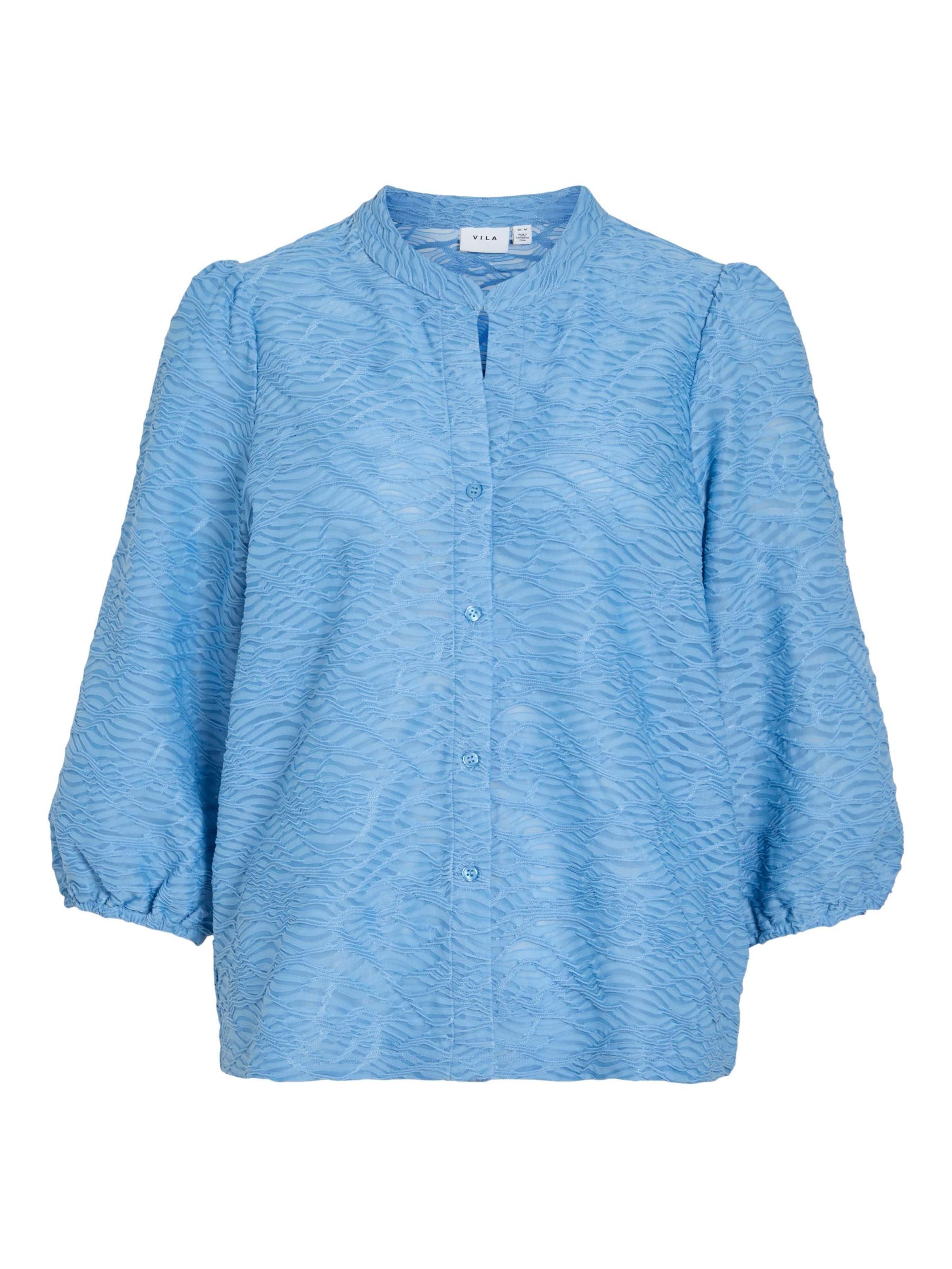 VILA Bluse 'VIFina' i blå: forside