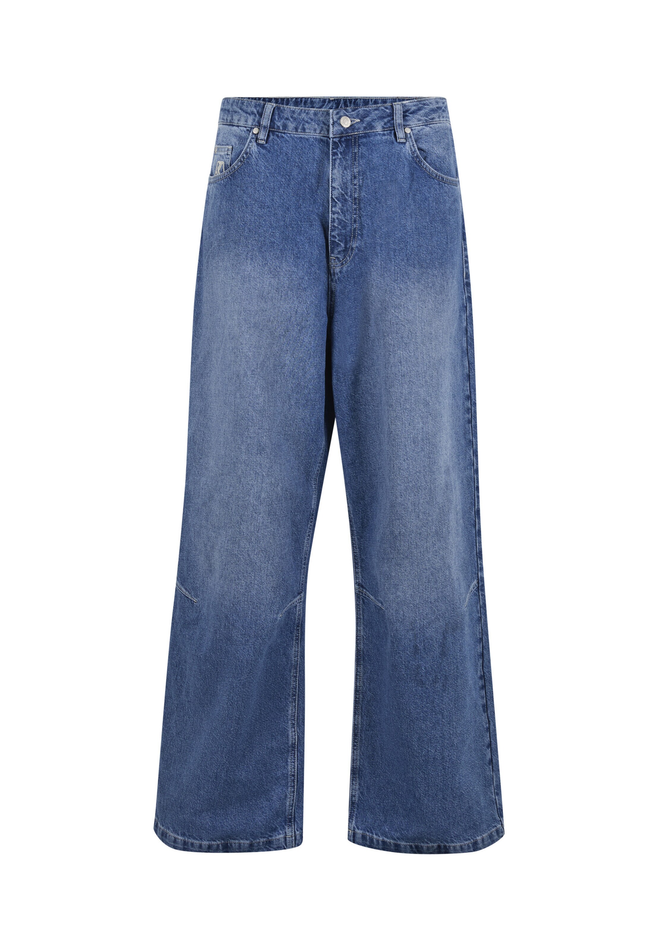 Baggy Jeans di Karl Kani in blu: frontale