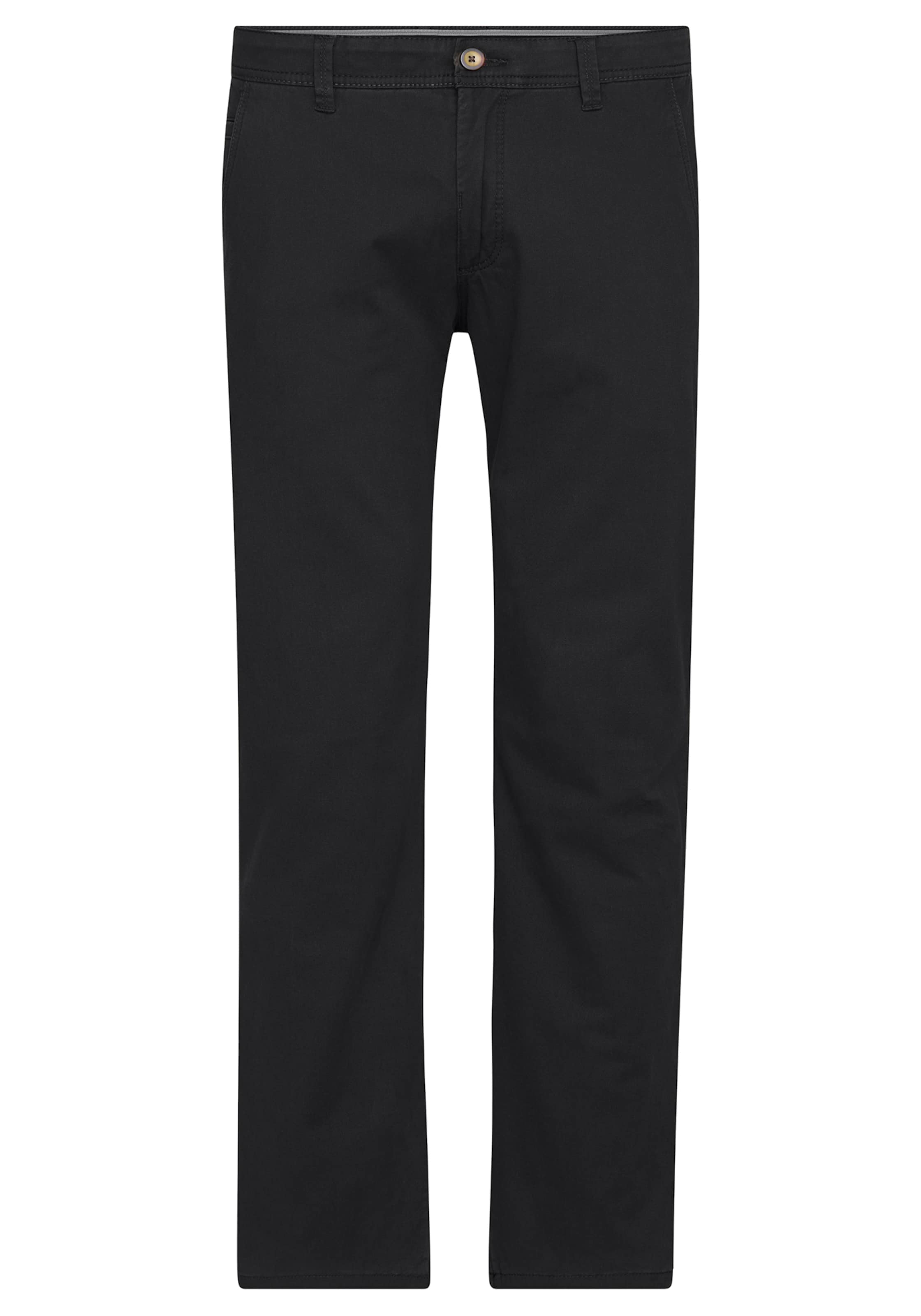 REDPOINT Slimfit Chinohose in Schwarz: Vorderseite