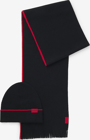 juoda HUGO Megzta kepurė 'Zaschel': priekis