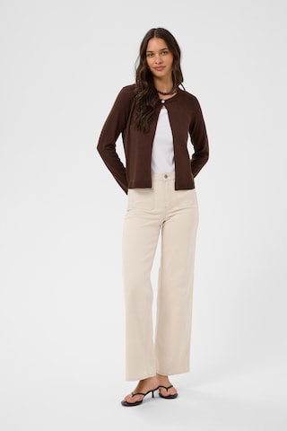 Cardigan Kaffe en marron