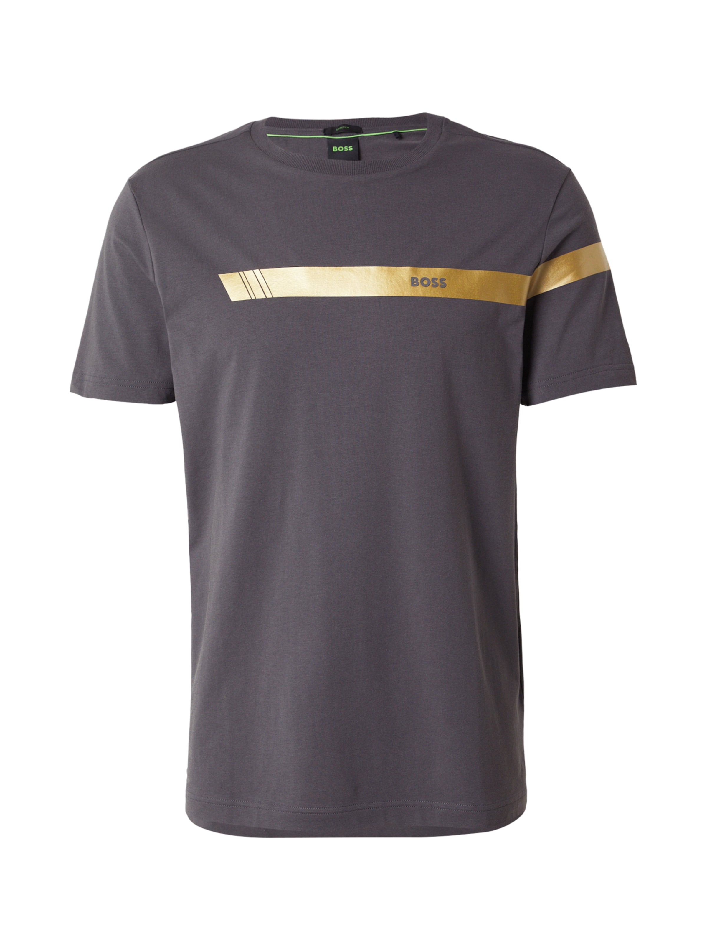 T-Shirt BOSS en gris : devant