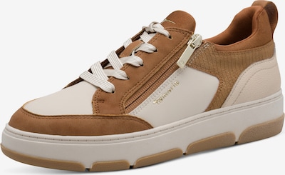 Tamaris Sneaker in creme / cognac, Produktansicht