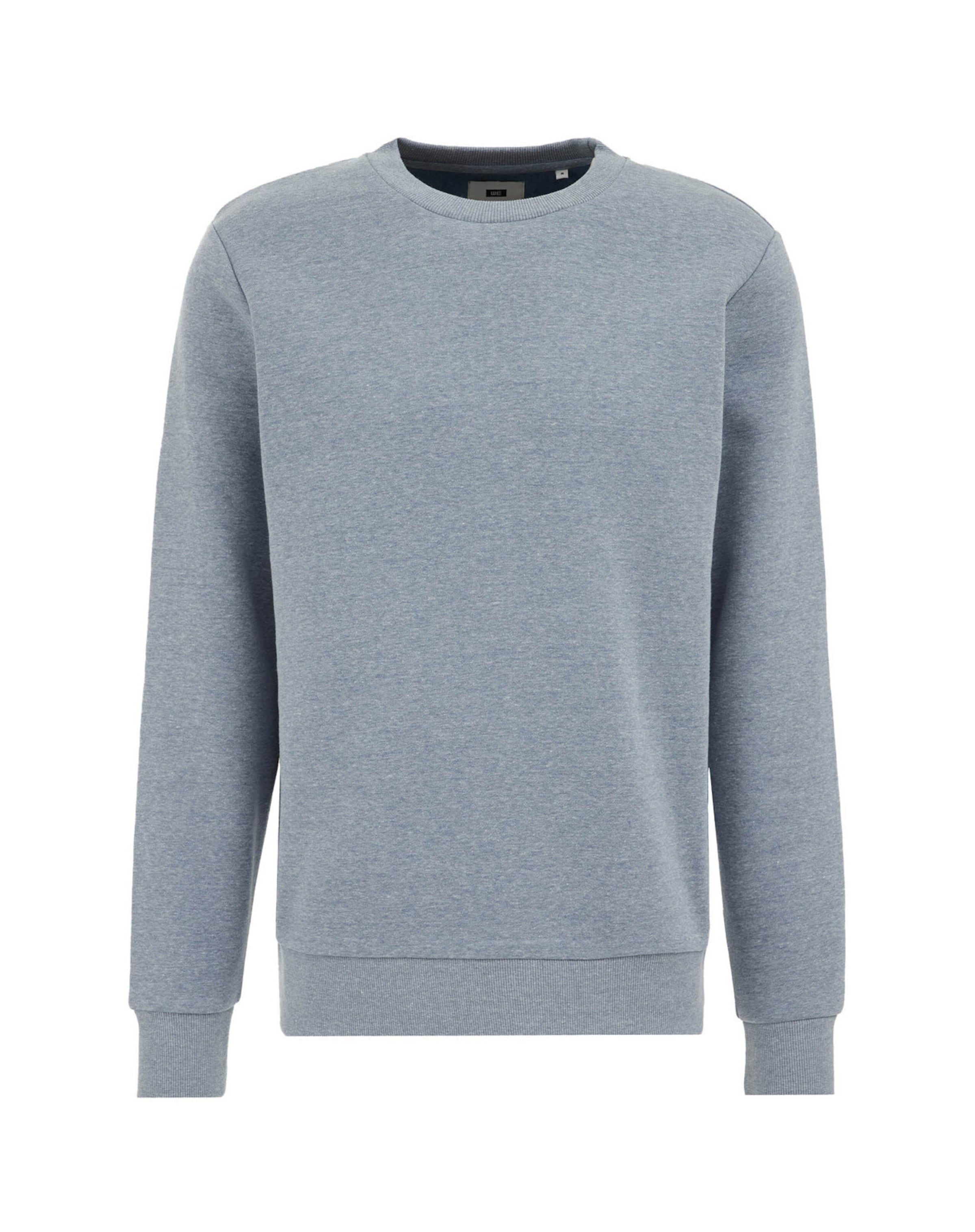 WE FashionSweater majica - plava boja: prednji dio