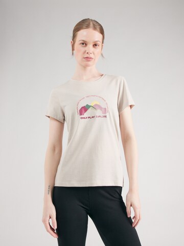 ONLY PLAY - Camisa funcionais 'ONPSUNNY' em cinzento: frente