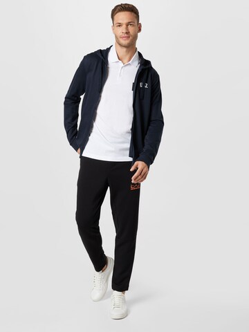Giacca di felpa di EA7 Emporio Armani in blu
