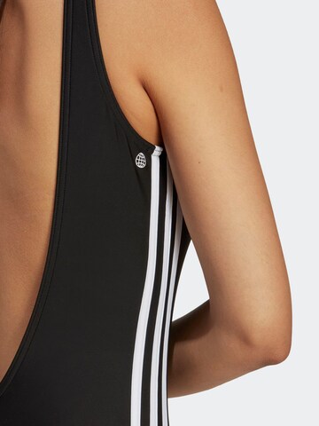 ADIDAS ORIGINALS Bralette Swimsuit 'Adicolor 3-Stripes' in Black