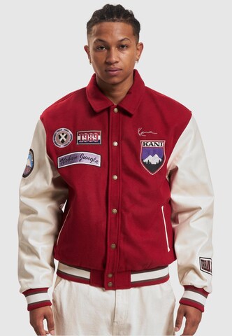 Karl Kani Between-Season Jacket 'Chest Signature' in Red