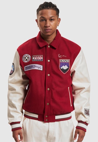 Karl Kani Демисезонная куртка 'Chest Signature' в Красный