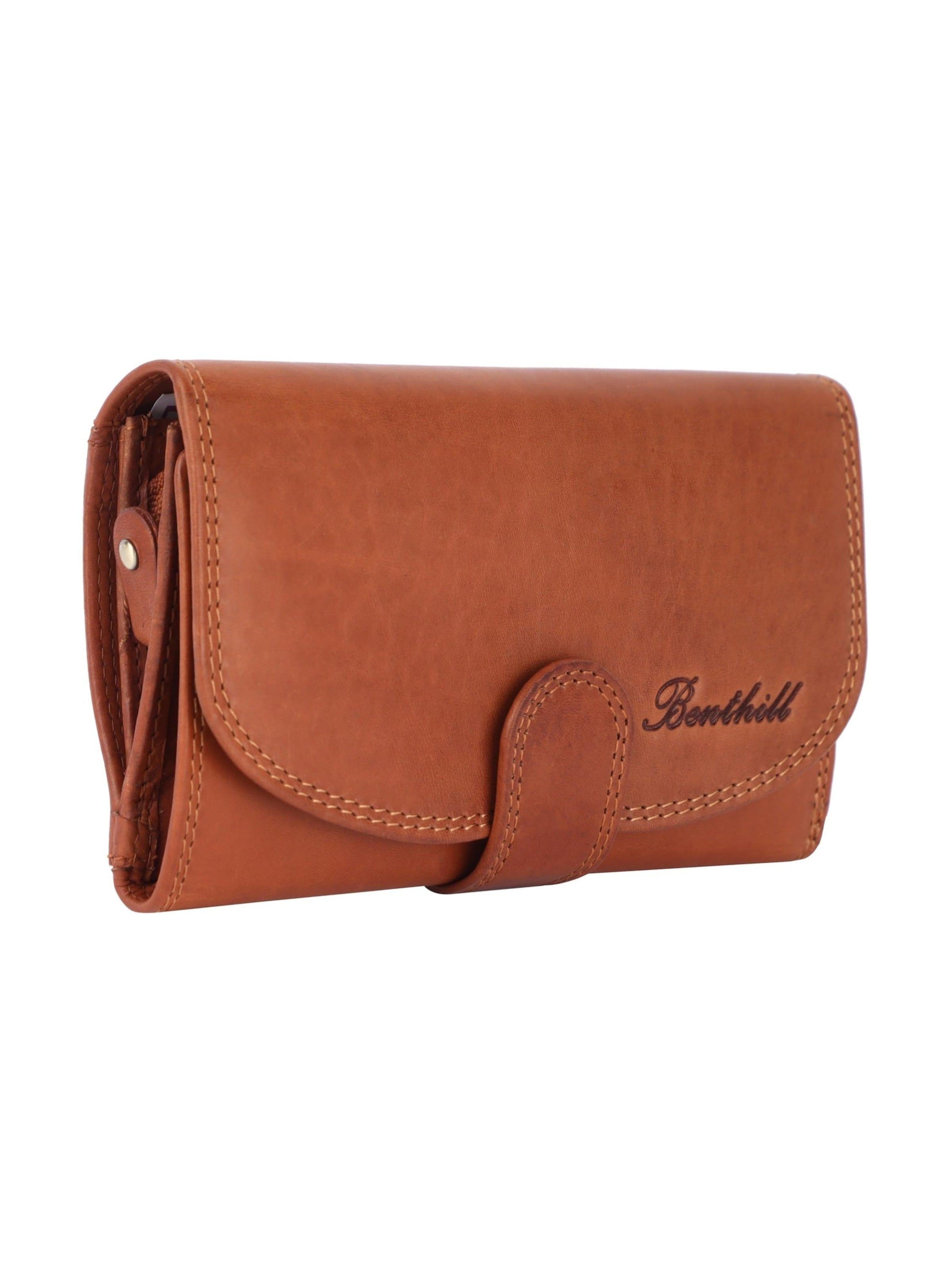 Benthill Wallet in Brown: front
