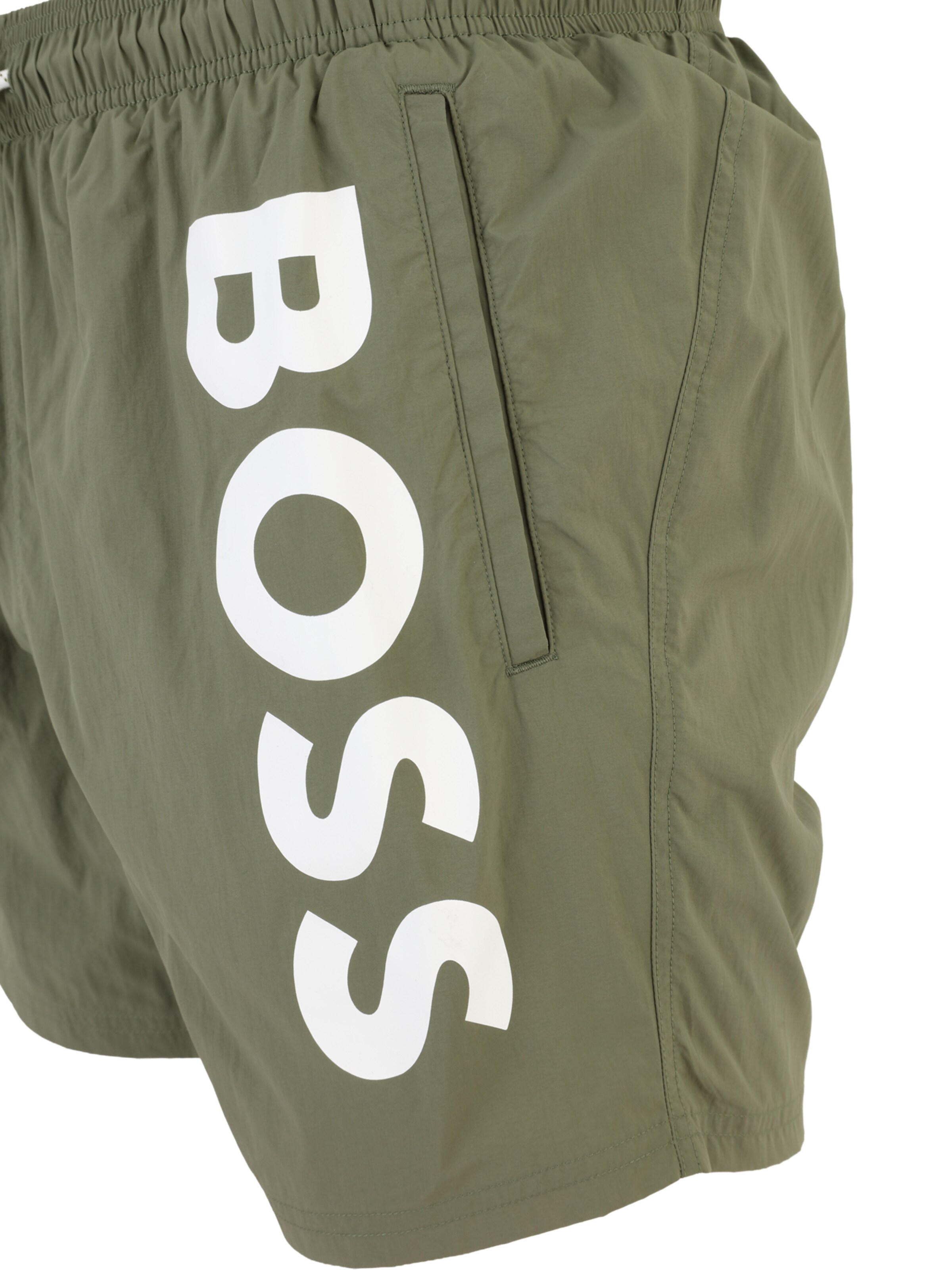 BOSS Plavecké šortky 'Octopus' - Zelená