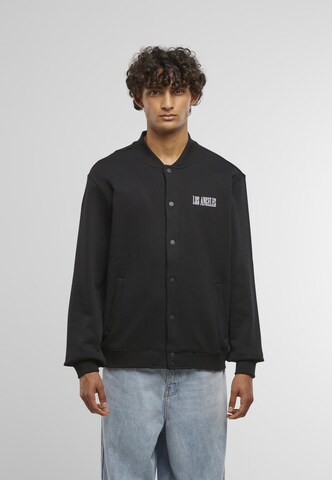Veste mi-saison 'Los Angeles Heavy Tonal College' Mister Tee en noir : devant
