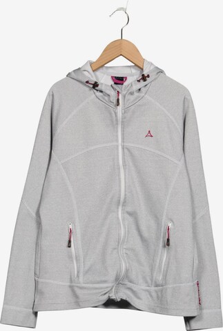 Schöffel Kapuzenpullover XXL in Grau: Vorderseite