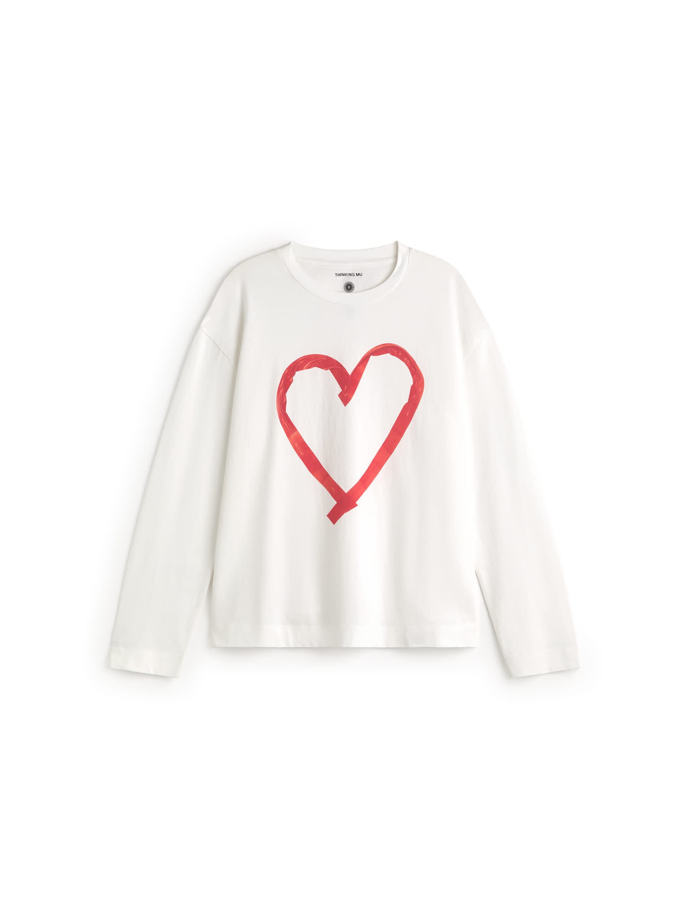 Maglietta di Thinking MU in bianco: frontale
