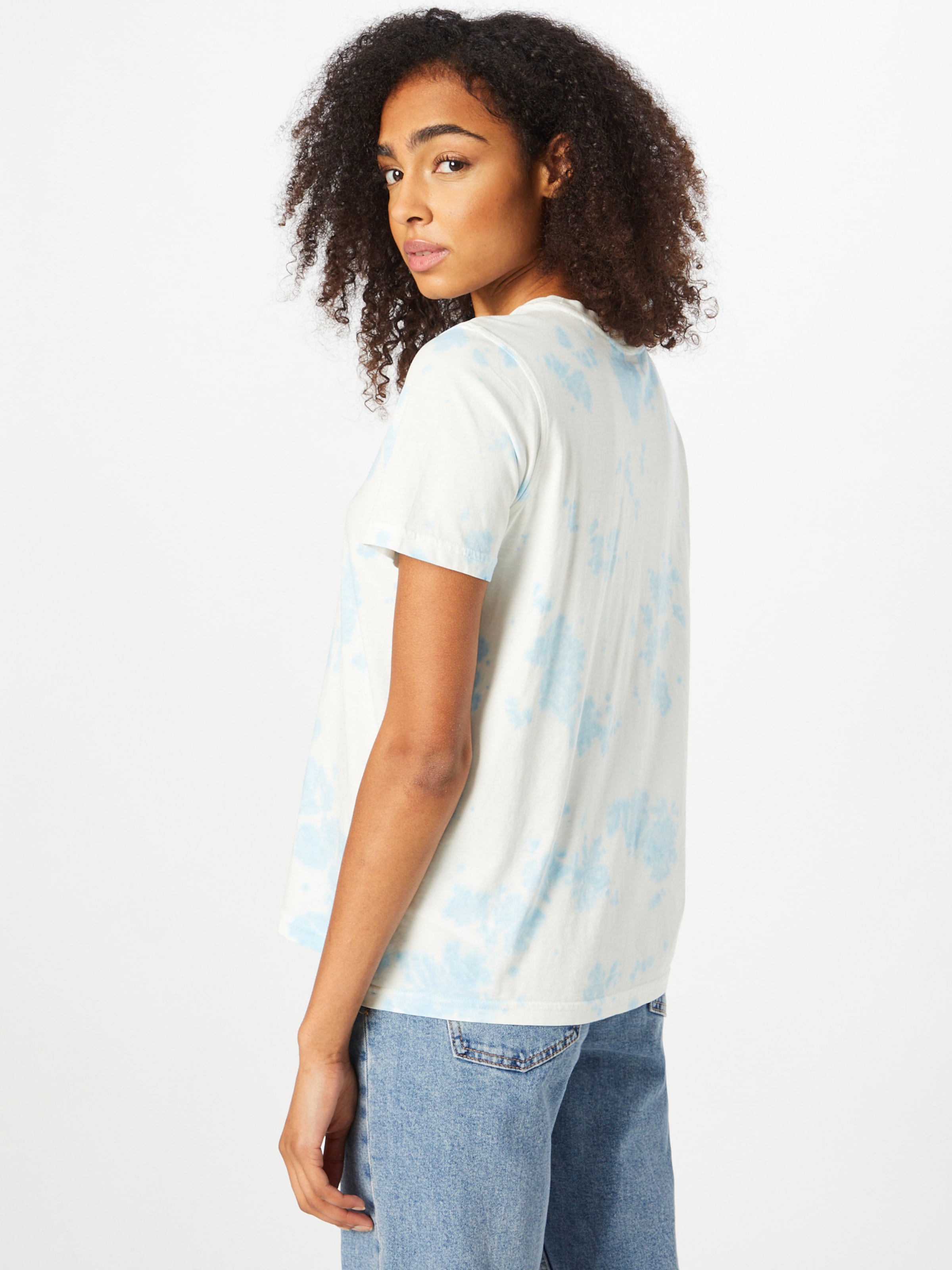 Vêtements T-shirt VIOLET KnowledgeCotton Apparel en Bleu Ciel 