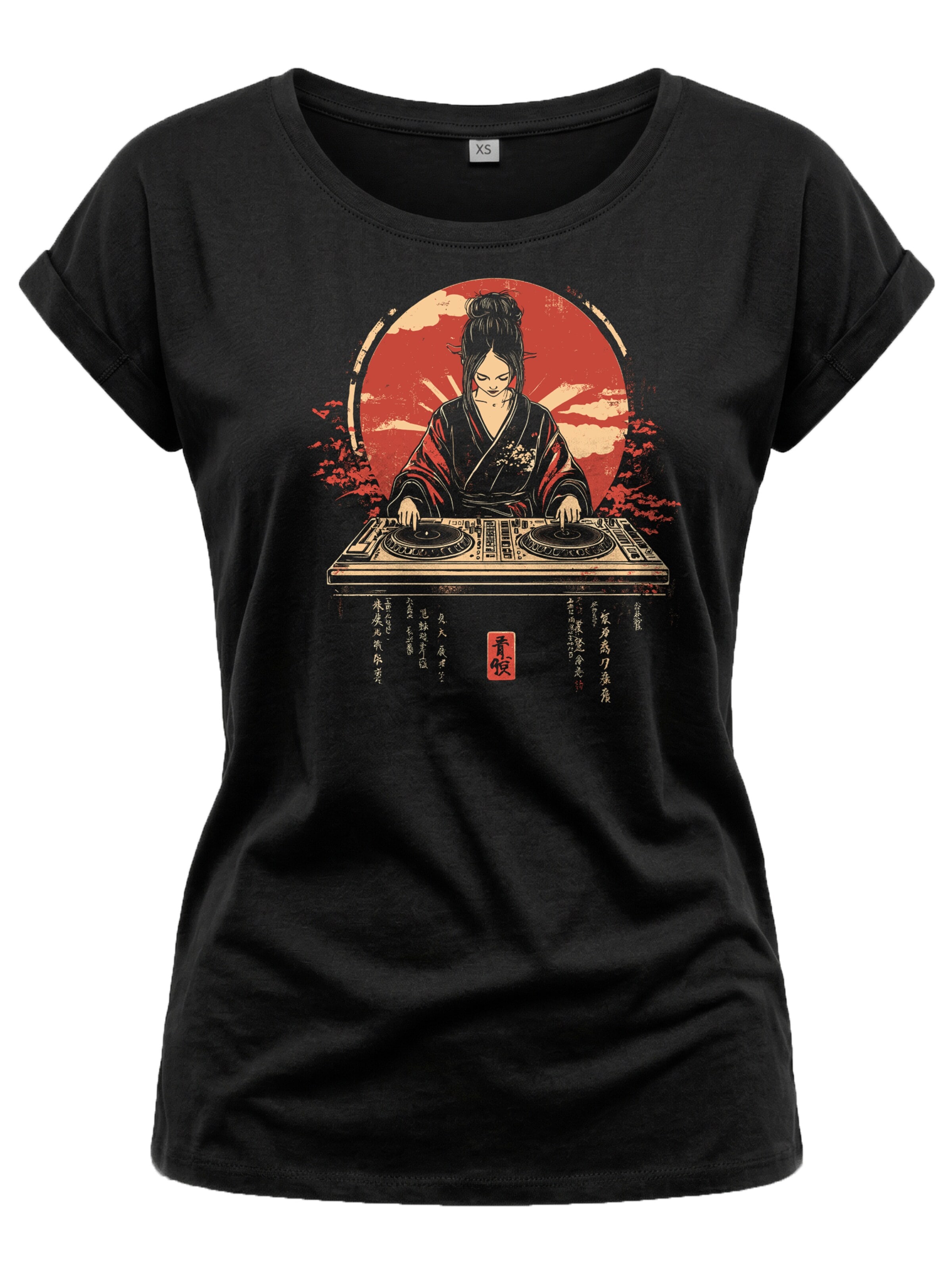 MAKAYA Shirt 'D-Jane' in Black: front
