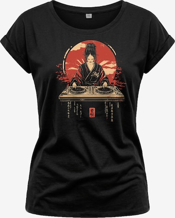 MAKAYA Shirt 'D-Jane' in Black: front